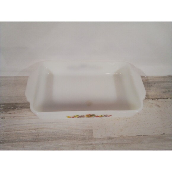 Vintage Fire King Anchor Hocking Chanticleer Rooster Casserole Dish - Picture 4 of 15